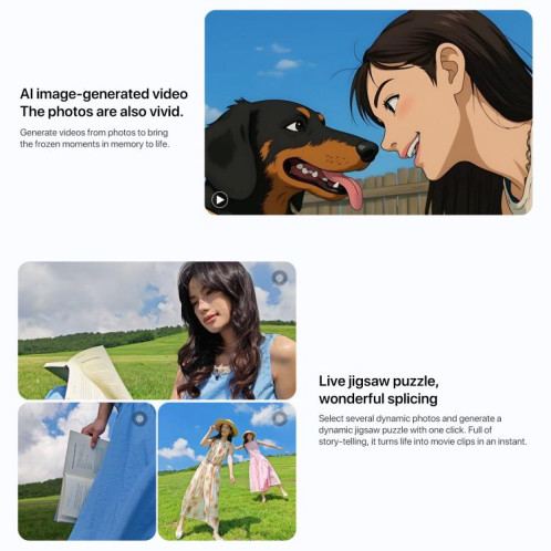 Honor Magic V Flip2, 12 Go + 512 Go, 6,82 pouces + 4,0 pouces, MagicOS 9.0.1, Android 15, Snapdragon 8 Gen 3 Octa Core, Réseau : 5G, NFC, OTG (Blanc) SH842W472-021